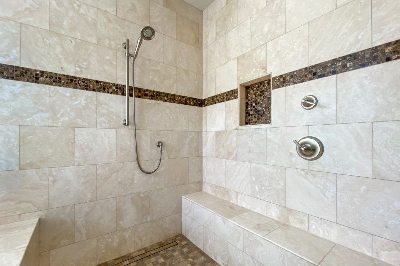 Compact Shower with Niche